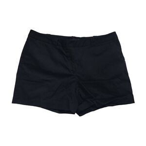 Worthington Ladies Size 16 Black Modern Fit Black Flat Front Shorts